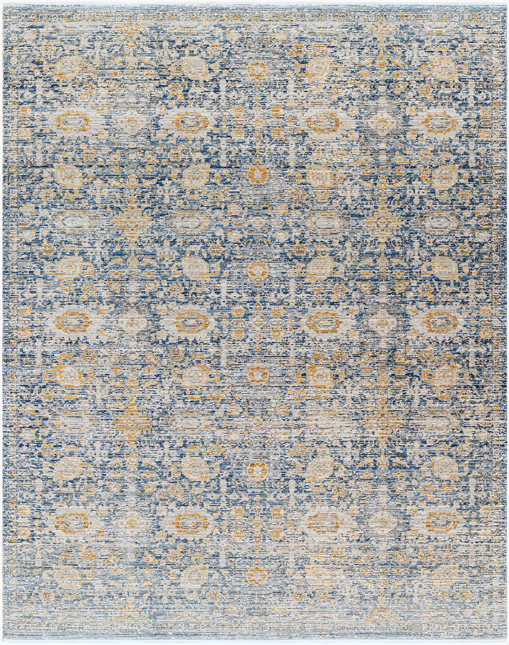 Margaret Washable Rug in Navy