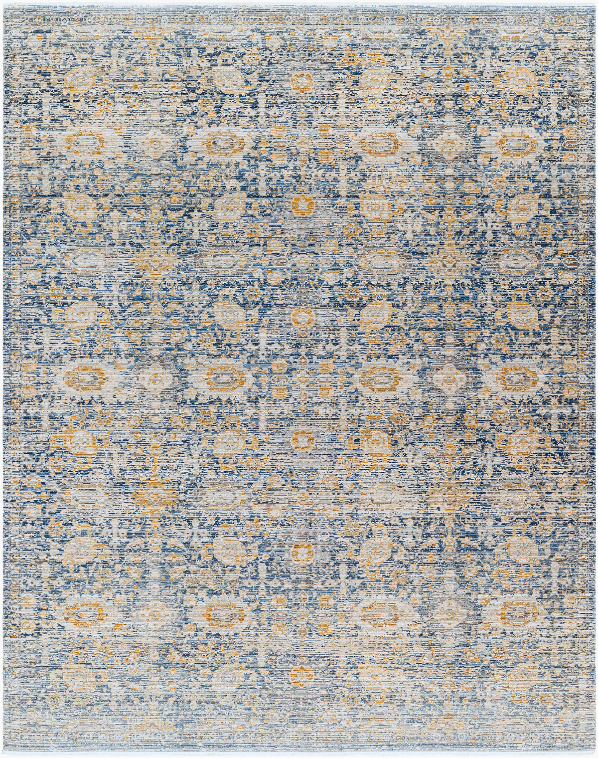 Margaret Washable Rug in Navy