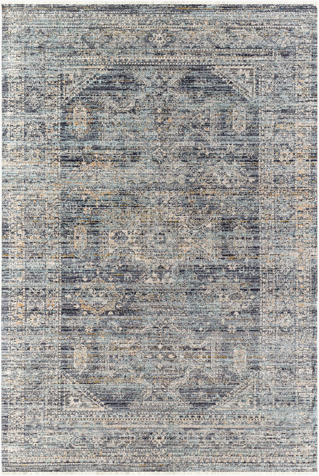 Margaret Washable Rug in Charcoal