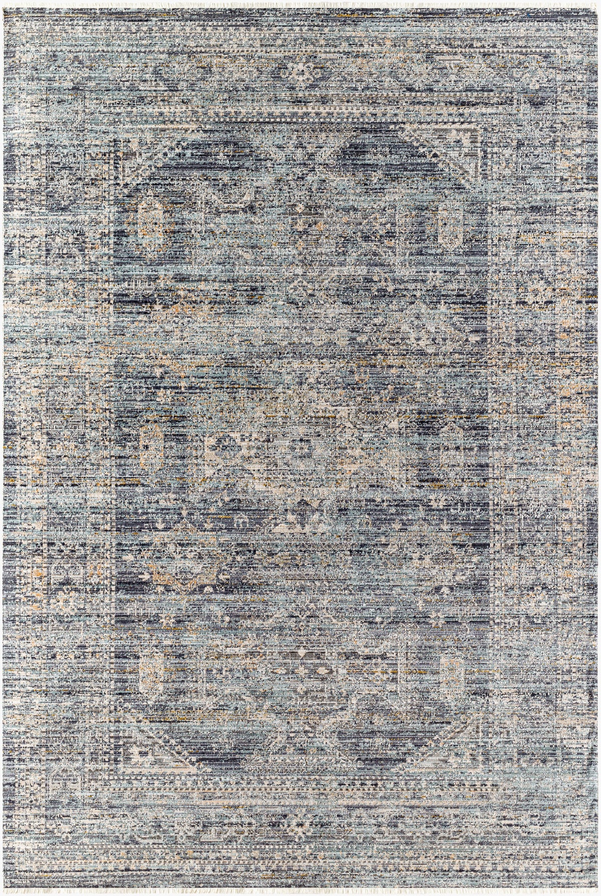 Margaret Washable Rug in Charcoal