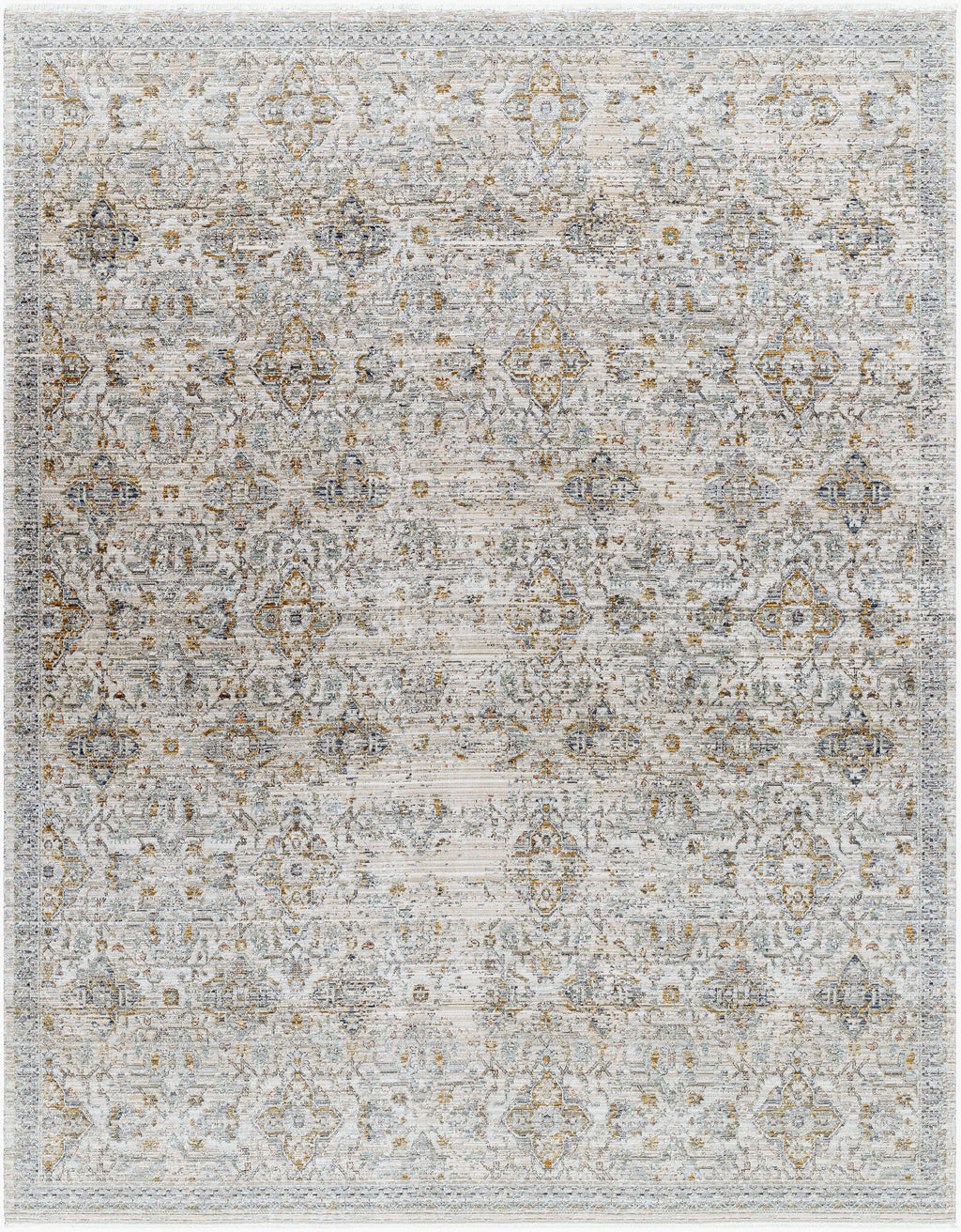 Margaret Washable Rug in Grey