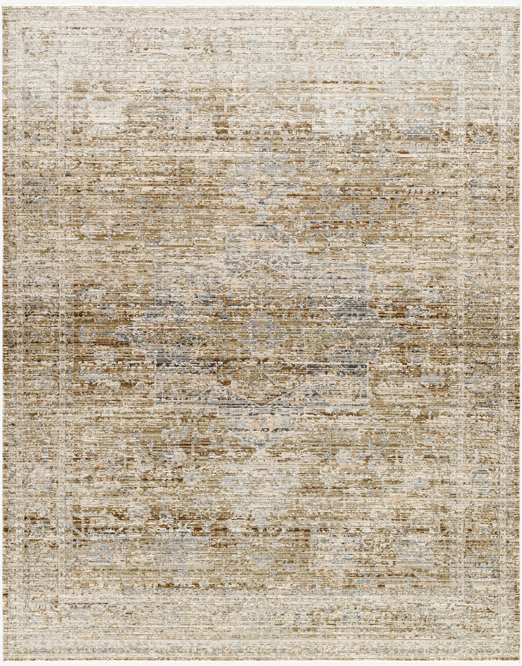 Margaret Washable Rug in Olive
