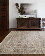 Margaret Washable Rug styled in a room