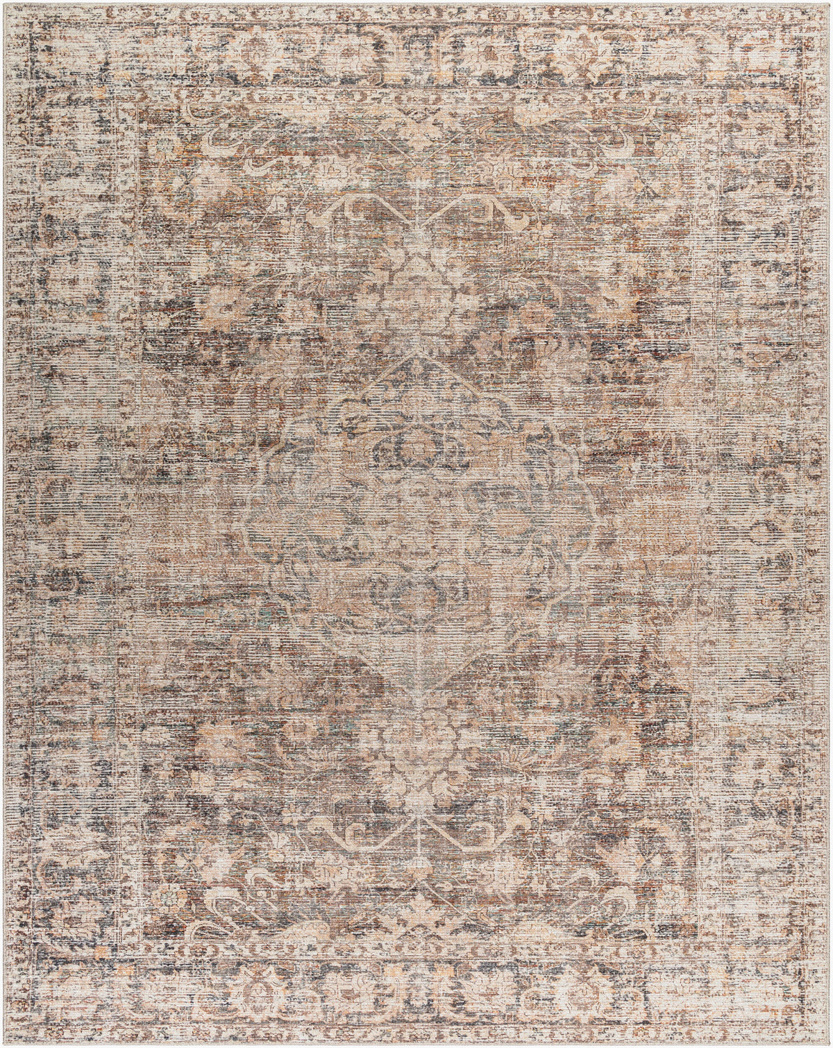 Marlene Machine Woven Rug in Brown