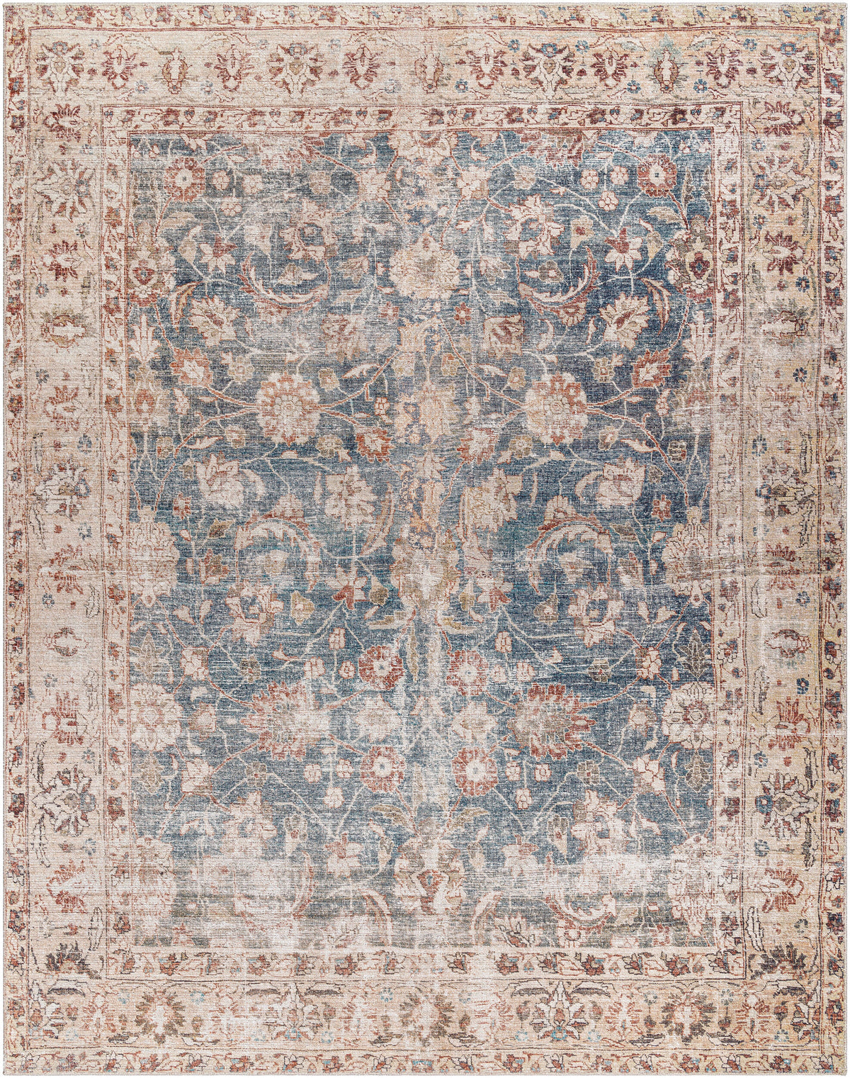 Marlene Machine Woven Rug in Indigo