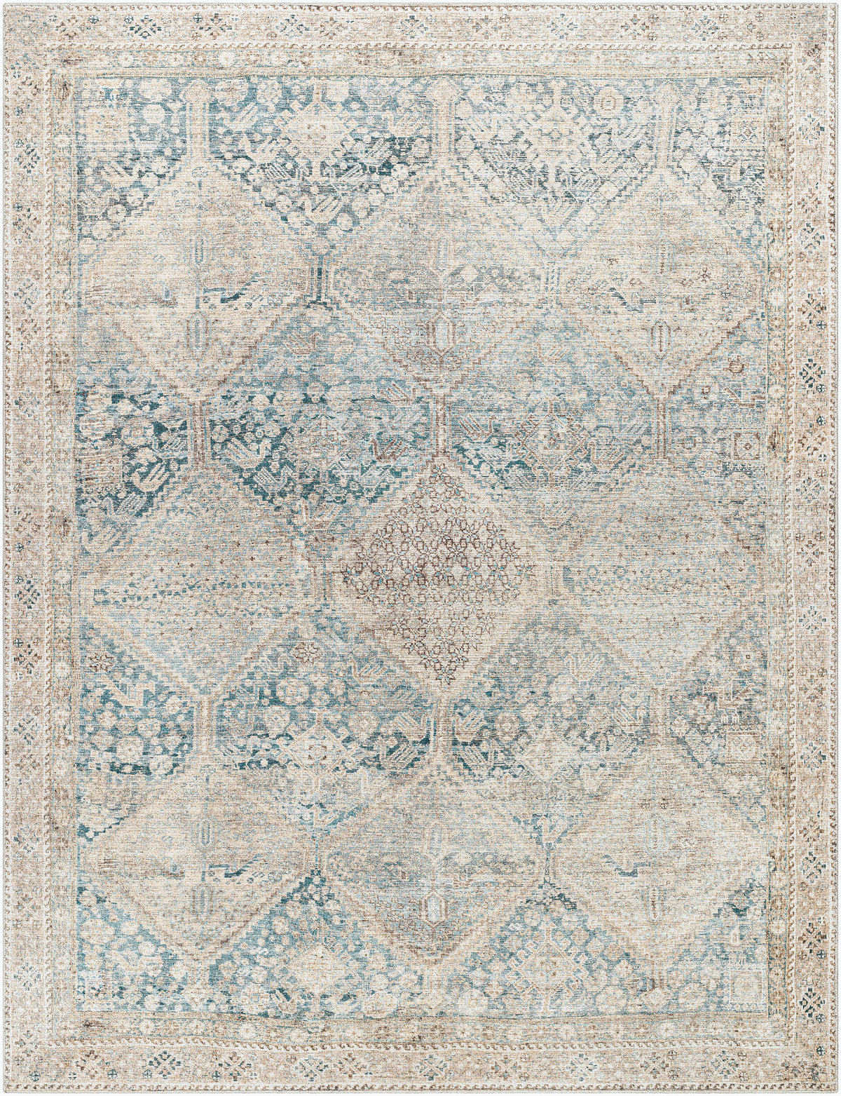 Marlene Machine Woven Rug in Mint