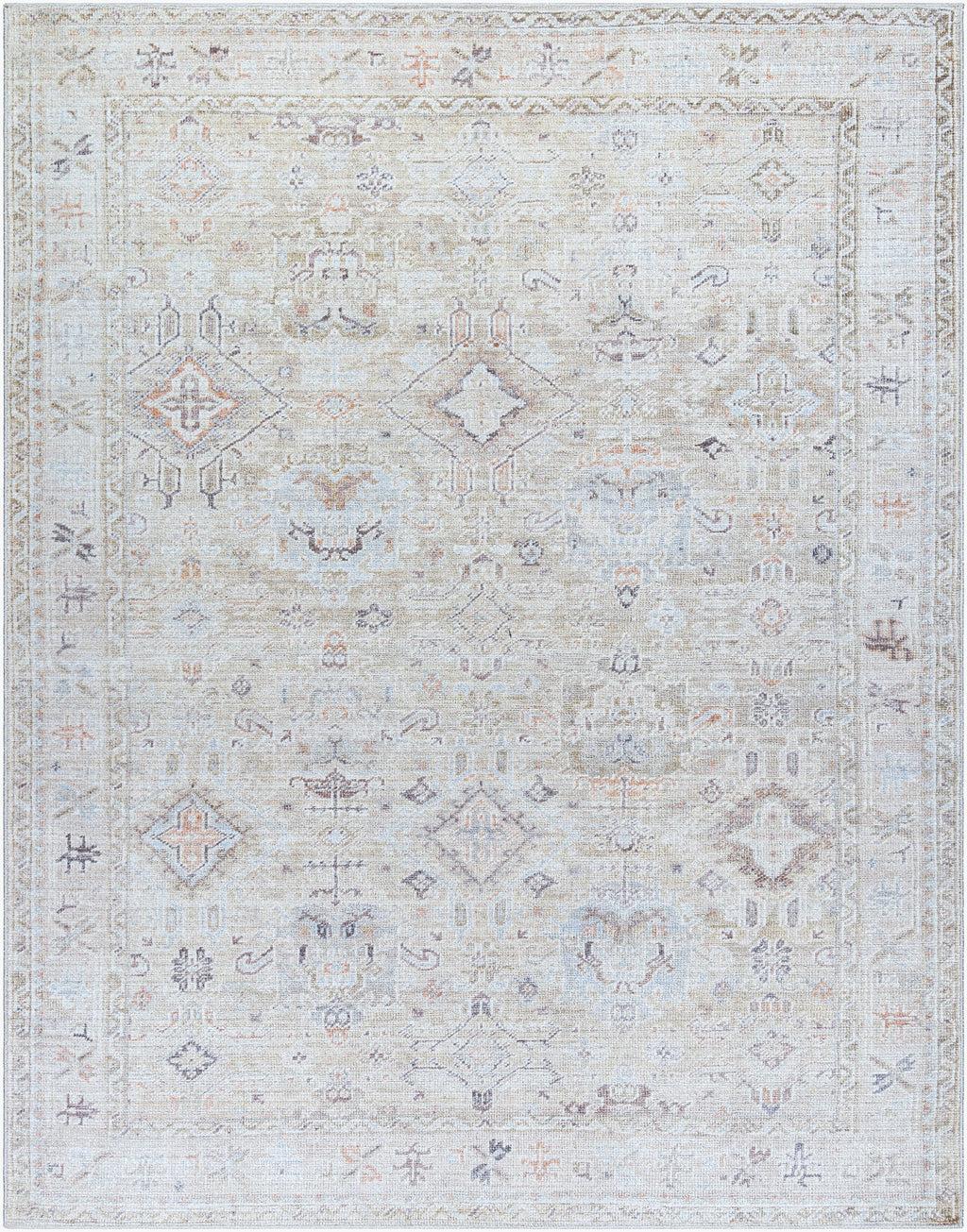 Marlene Machine Woven Rug in Ivory