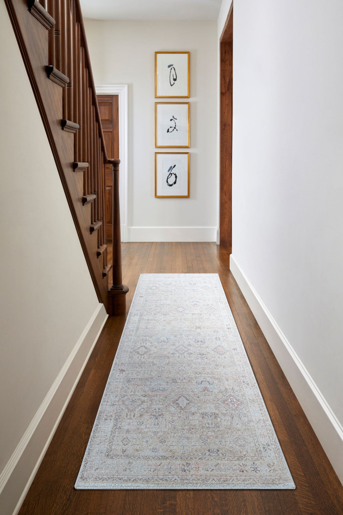 Marlene Machine Woven Rug styled in a room