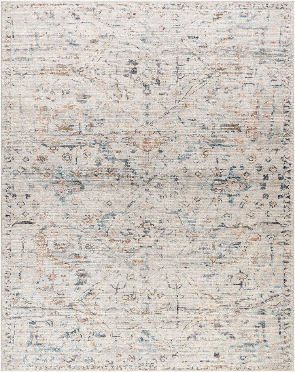 Marlene Machine Woven Rug in Pale Blue
