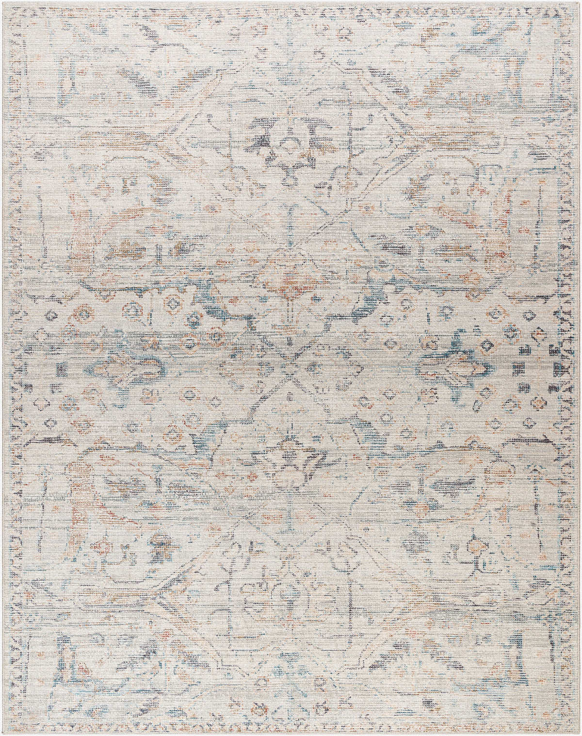 Marlene Machine Woven Rug in Pale Blue