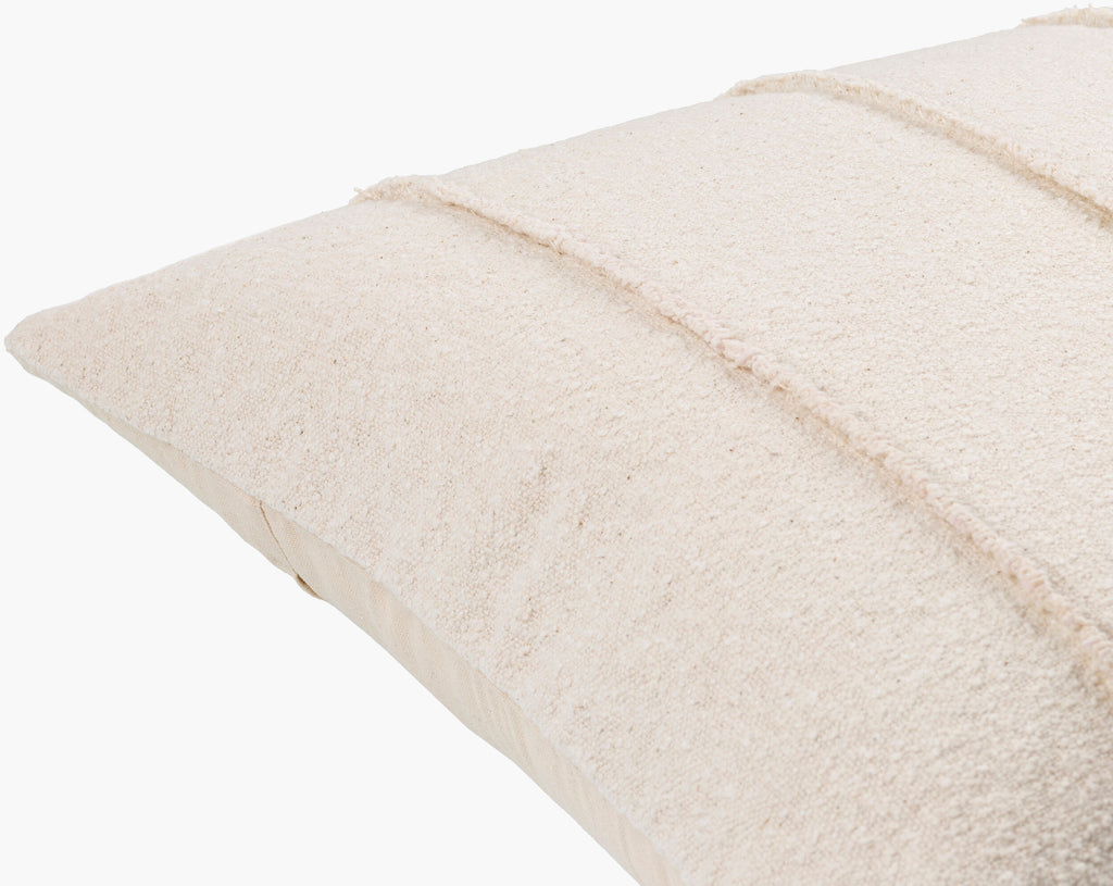 Mindy Pillow in Ivory by Surya - detail