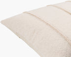 Mindy Pillow in Ivory by Surya - detail