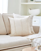 Mindy Pillow in Ivory by Surya - detail