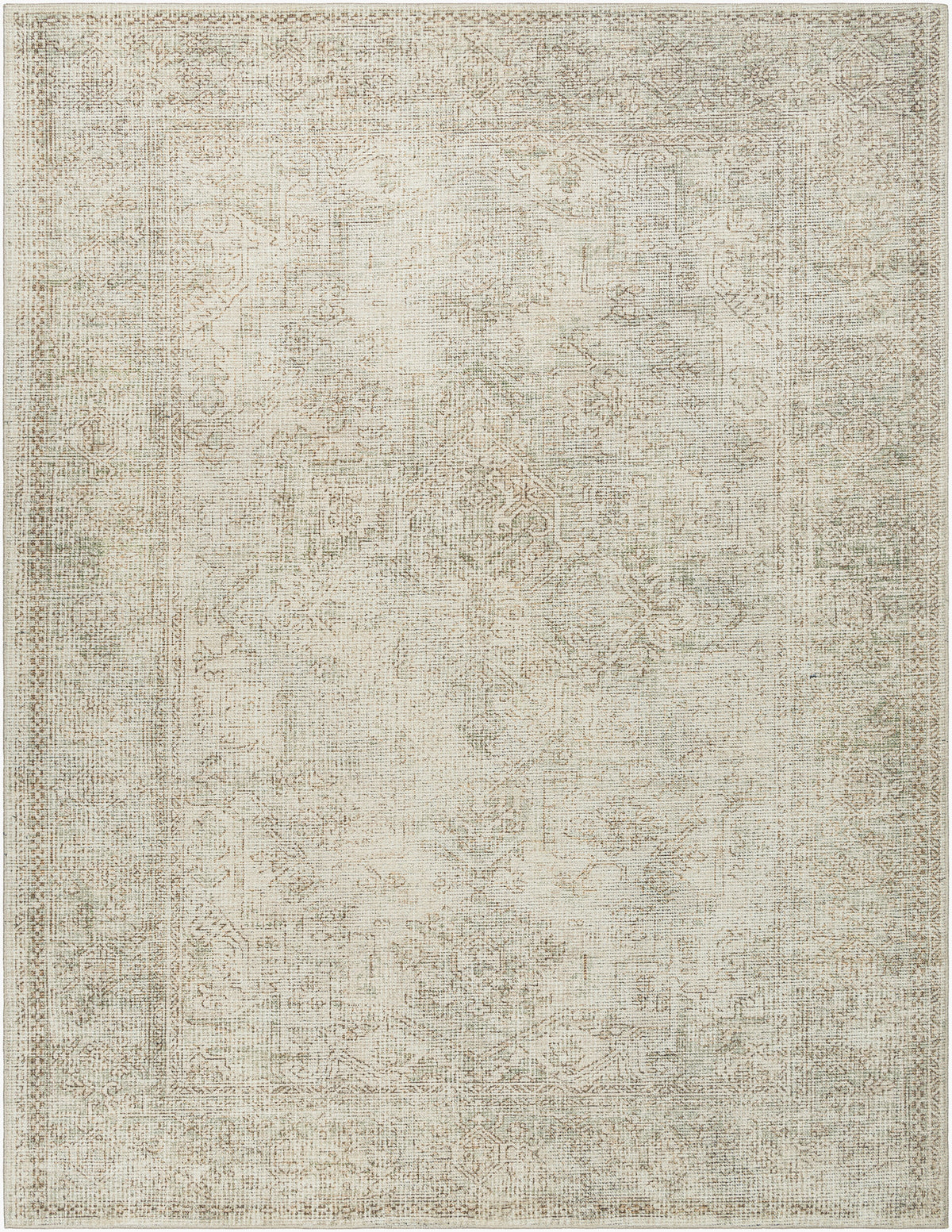 Margot Machine Woven Rug in Sage