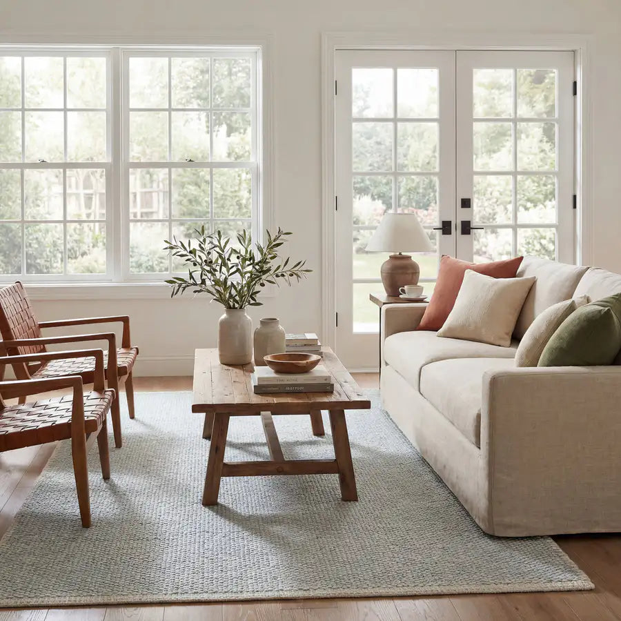 Pebble Handwoven Performance Rug