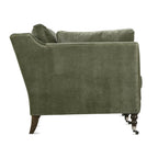 Quick Ship 90" Madeline Sofa - Antiqued Moss Velvet
