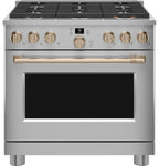 36" Smart Dual-Fuel Range with No-Preheat Air Fry