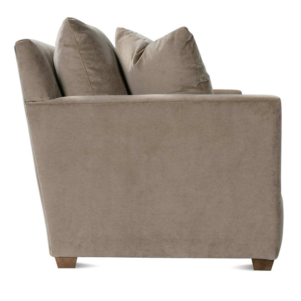 Quick Ship 89" Lilah Sofa - Fawn Brushed Velvet