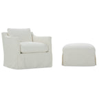 Madeline Slipcovered Ottoman