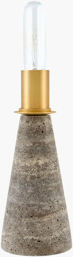 Domara Travertine Table Lamp detail
