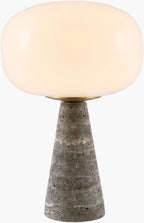Domara Travertine Table Lamp detail