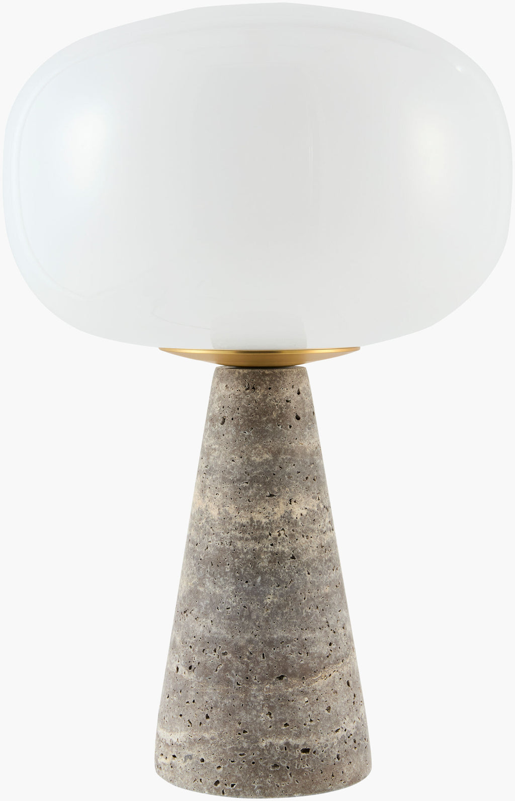 Domara Travertine Table Lamp detail