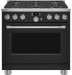36" Smart Dual-Fuel Range with No-Preheat Air Fry