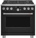 36" Smart Dual-Fuel Range with No-Preheat Air Fry
