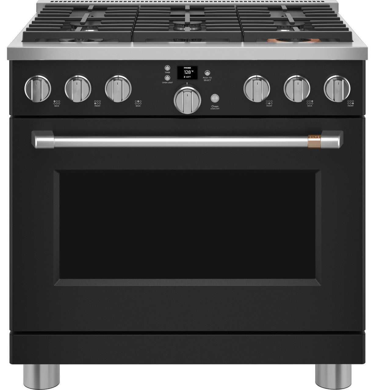 36" Smart Dual-Fuel Range with No-Preheat Air Fry
