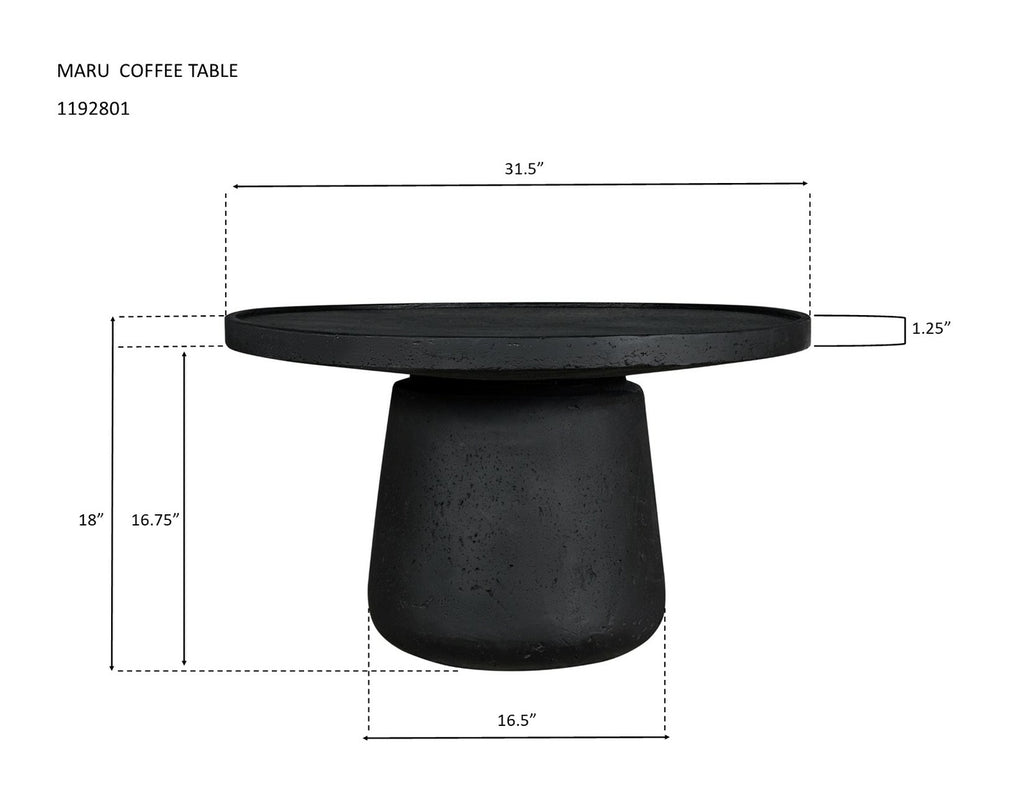 Maru Round Coffee Table