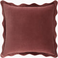 Effervescent Scalloped Pillow in Rose