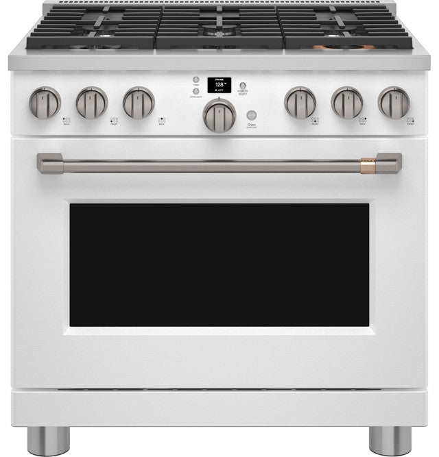 36" Smart Dual-Fuel Range with No-Preheat Air Fry