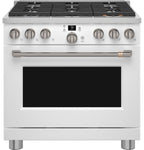 36" Smart Dual-Fuel Range with No-Preheat Air Fry
