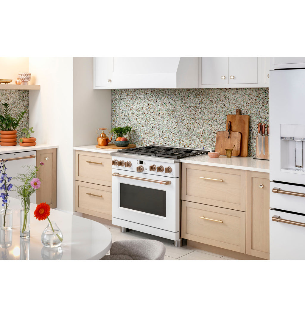 36" Smart Dual-Fuel Range with No-Preheat Air Fry