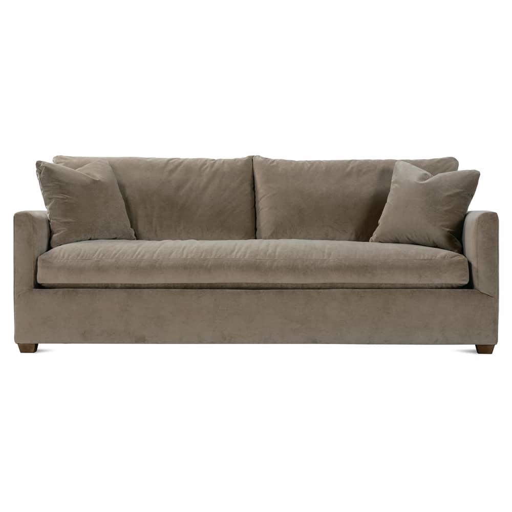 Quick Ship 89" Lilah Sofa - Fawn Brushed Velvet
