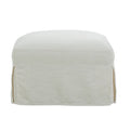 Madeline Slipcovered Ottoman