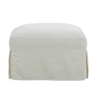 Madeline Slipcovered Ottoman