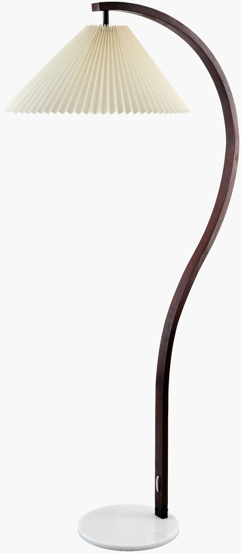 Gumel Arc Floor Lamp in Dark Brown