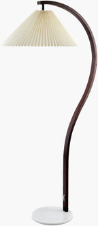 Gumel Arc Floor Lamp in Dark Brown