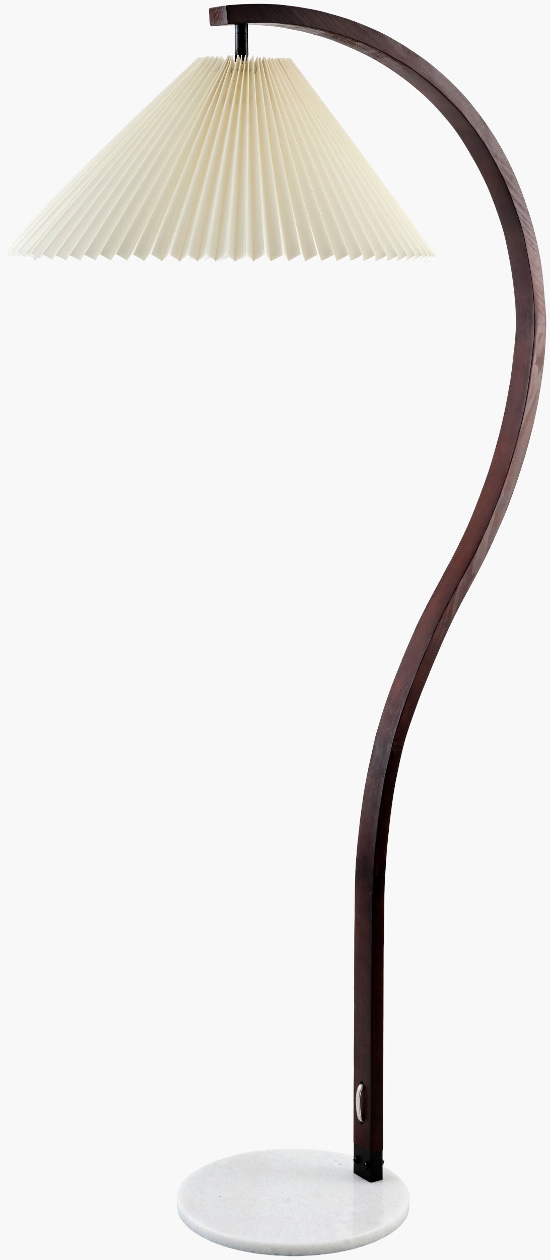 Gumel Arc Floor Lamp in Dark Brown