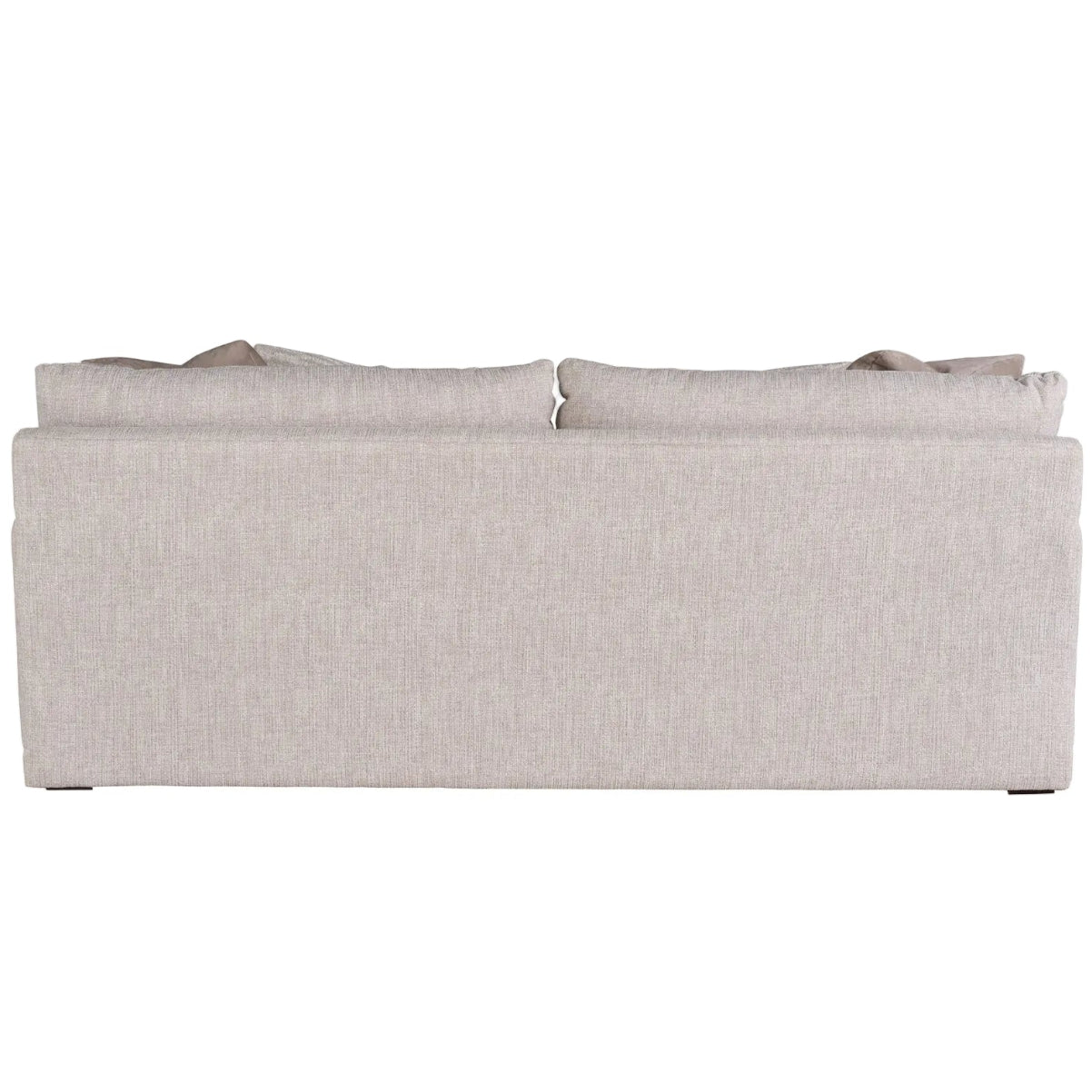 Beige sofa on a white background