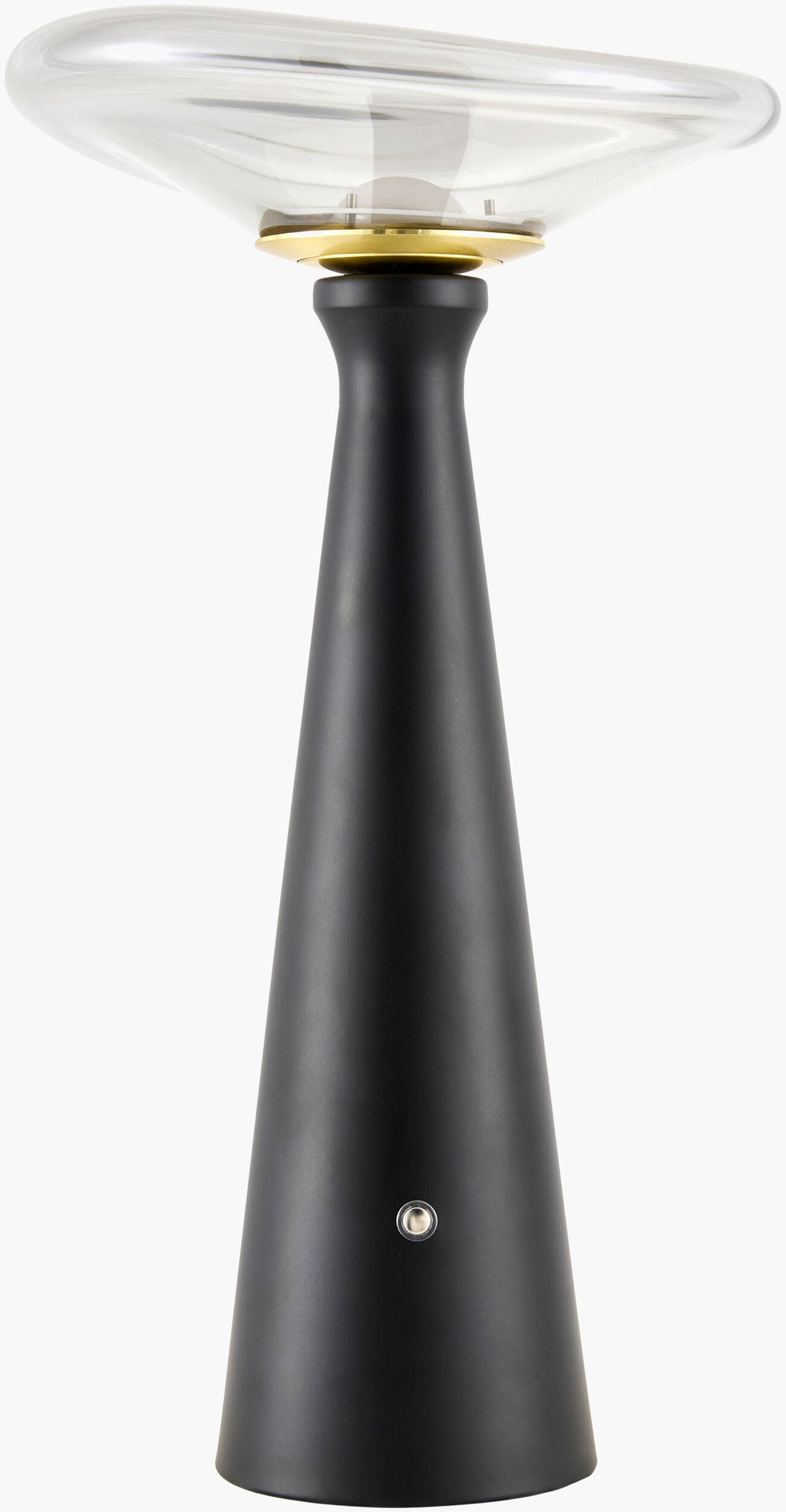 Mafra Cordless Mushroom Buffet Lamp in Black / Charcoal