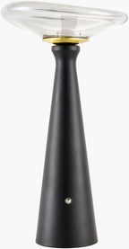 Mafra Cordless Mushroom Buffet Lamp in Black / Charcoal