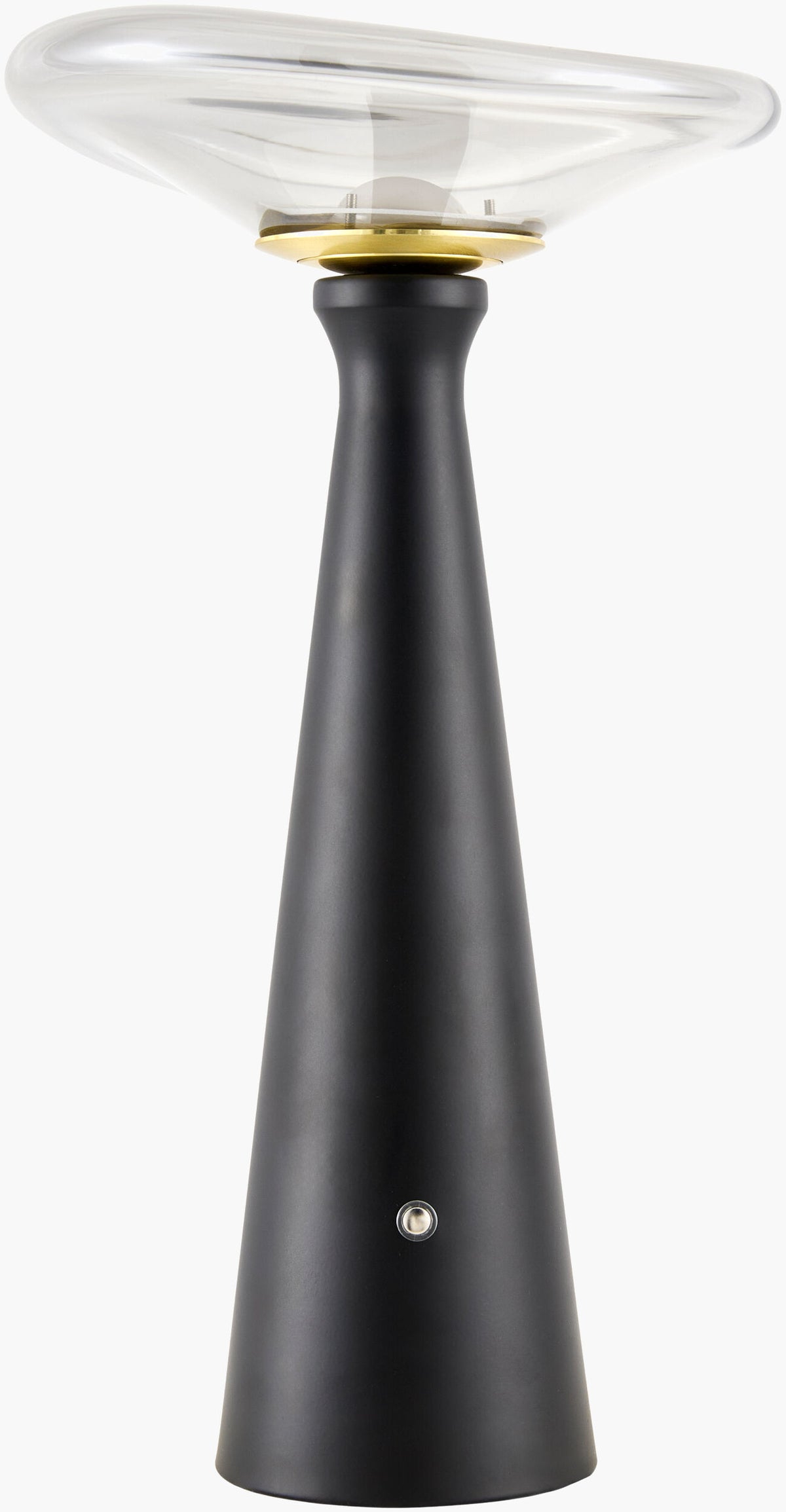 Mafra Cordless Mushroom Buffet Lamp in Black / Charcoal