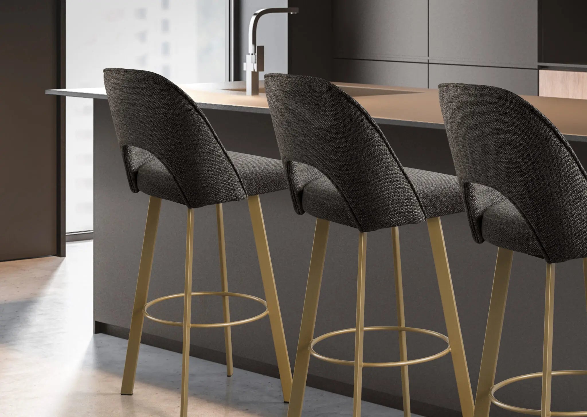 Mia Swivel Counter/Bar height Stool