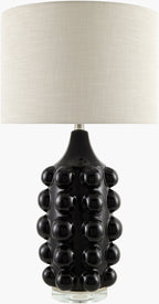 Island Bubbles Ceramic Table Lamp in Dark Green