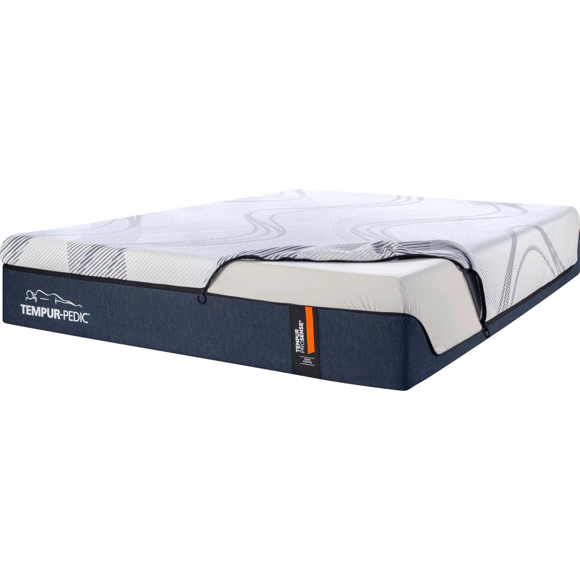 Tempur-Pedic mattress on a white background