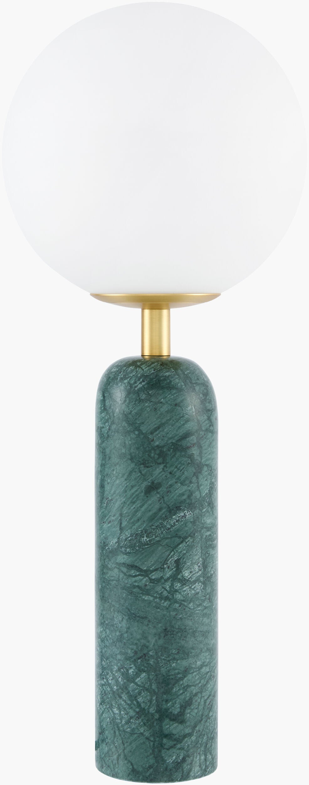 Portava Marble Globe Table Lamp in Green