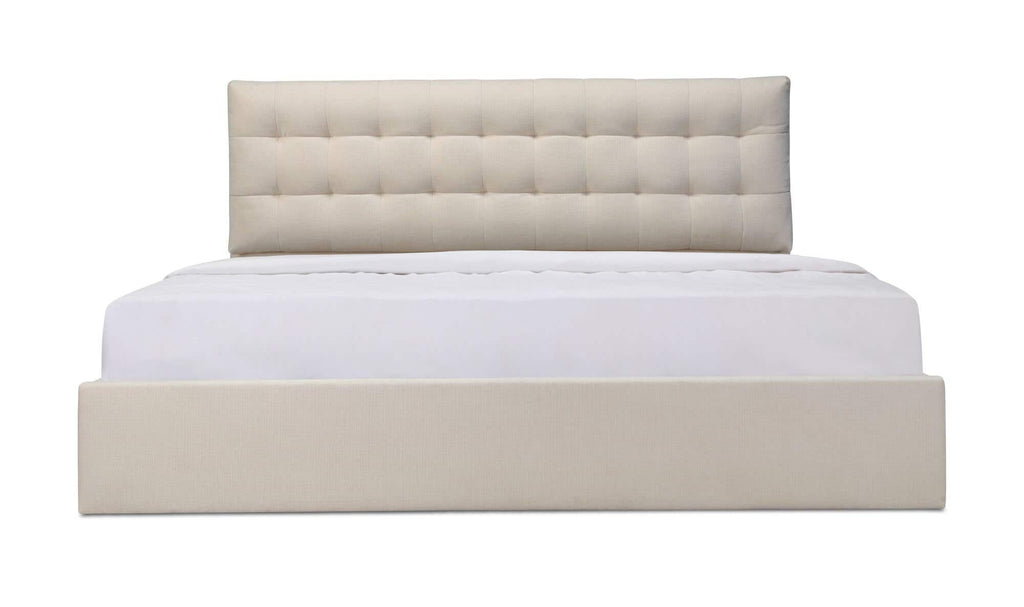 Sebastion Storage Bed in Cream by Moe's