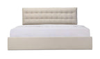 Sebastion Storage Bed in Cream by Moe's
